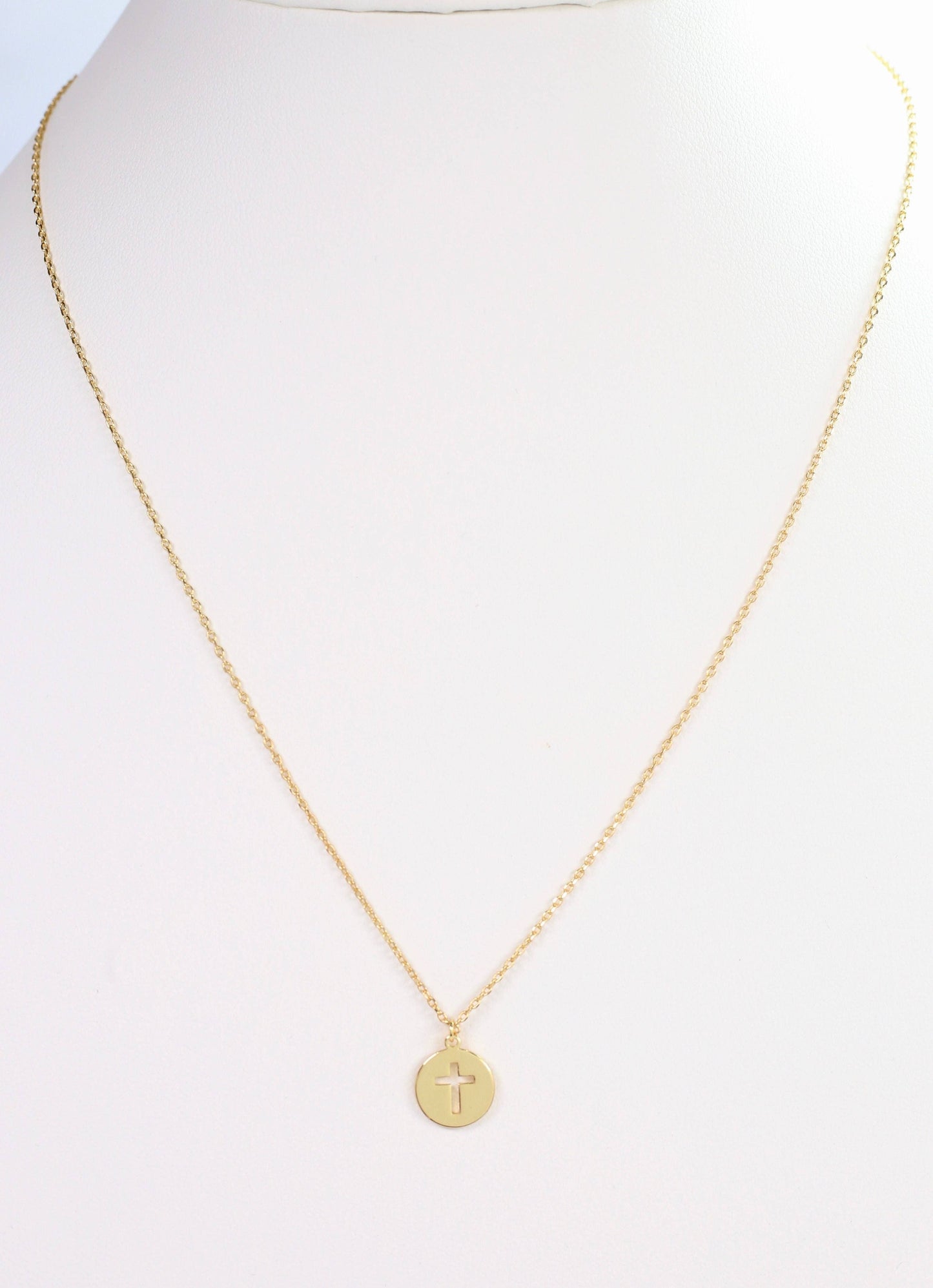 Wylie Cross Necklace GOLD