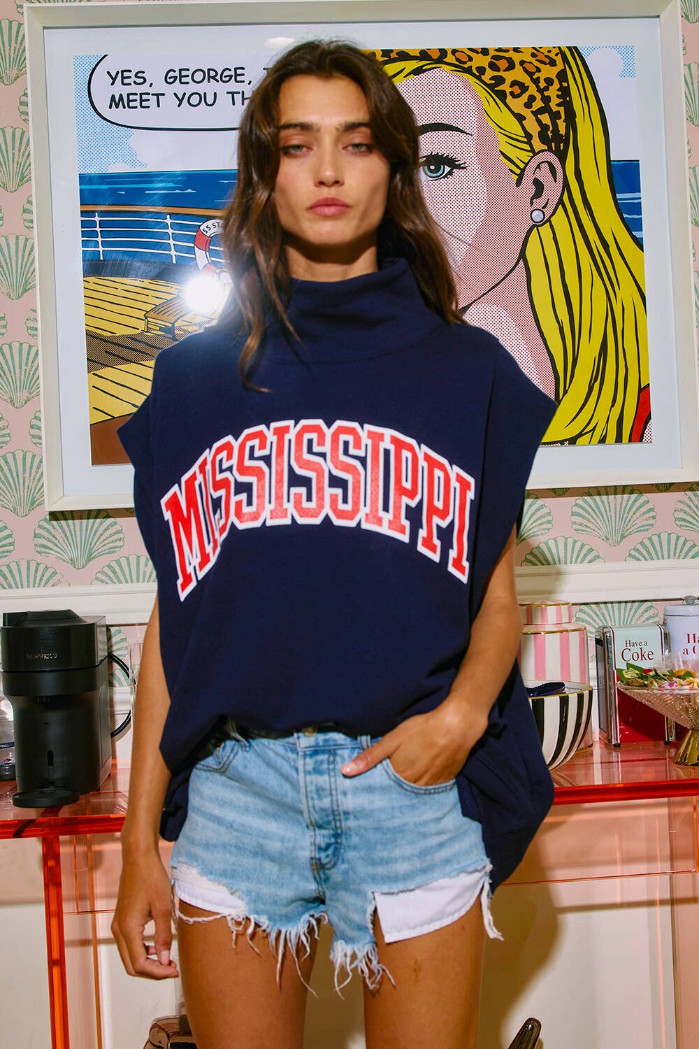 Mississippi Oversized Muscle Top