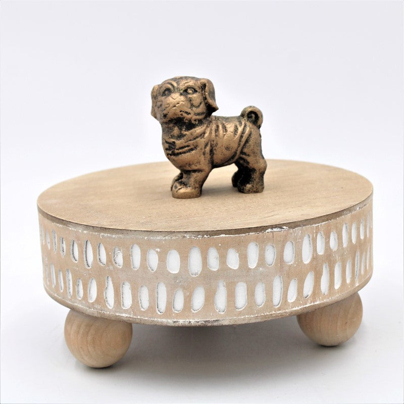 Cast Iron Bulldog Antique Gold