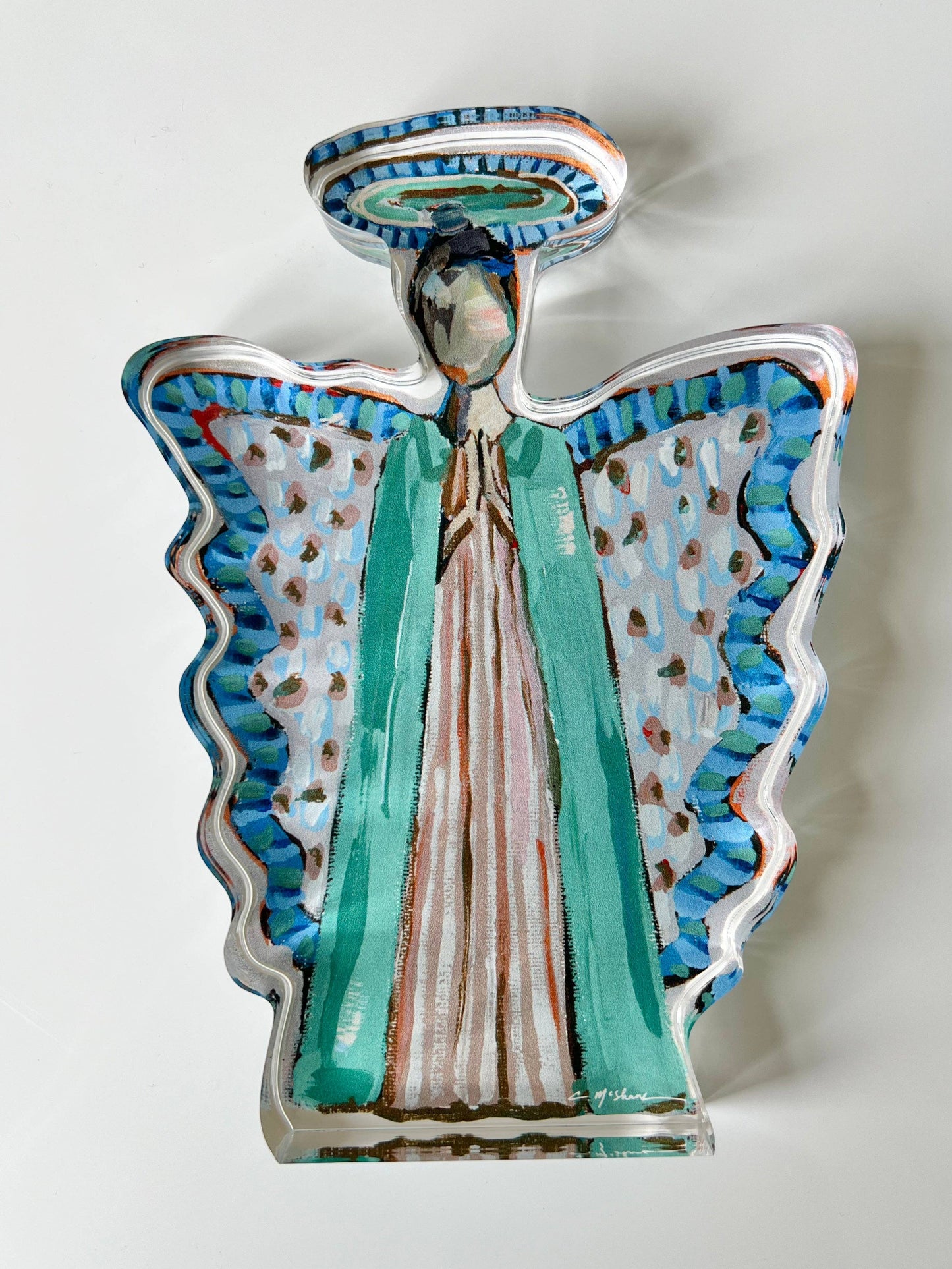 "Heavenly Angel I" acrylic shelfie: Small