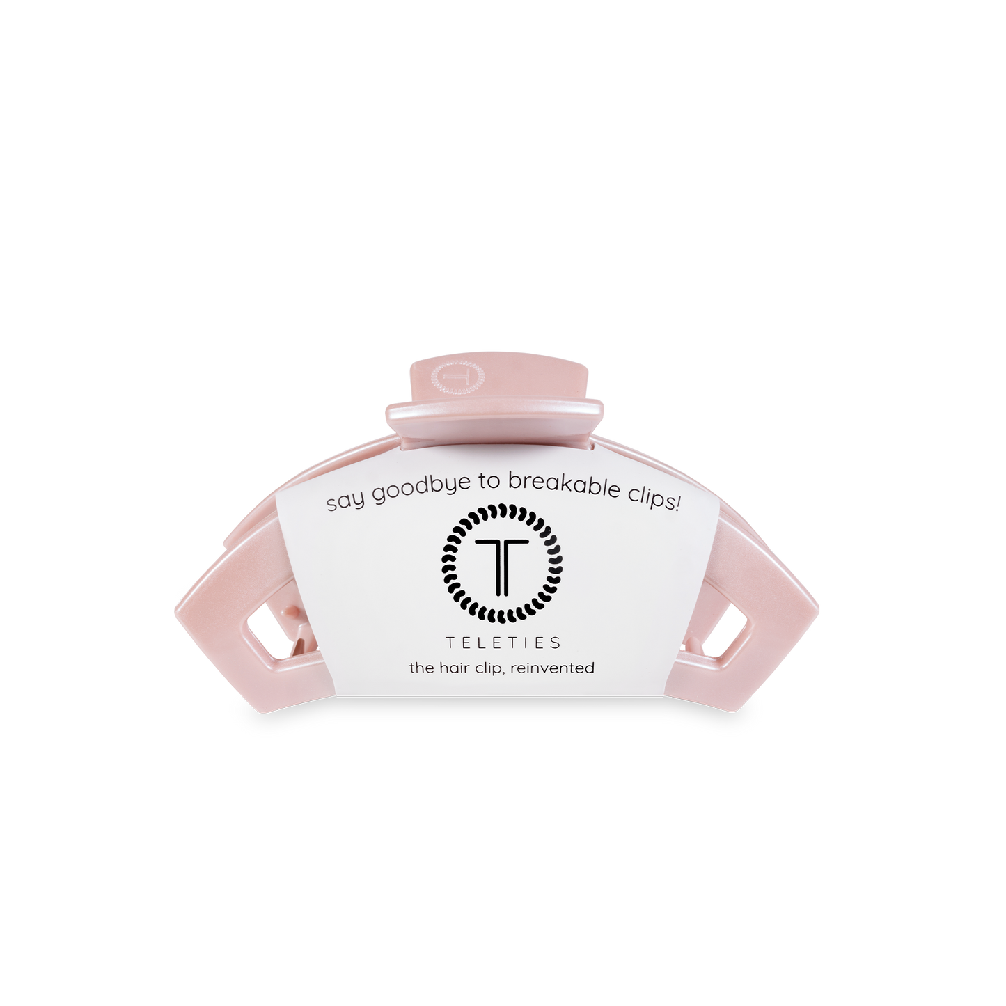 Open Hair Clip | Tiny | Pearly Pink