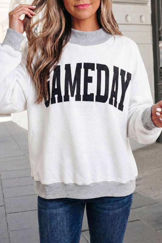 Football/Gameday Reversible Mock Neck