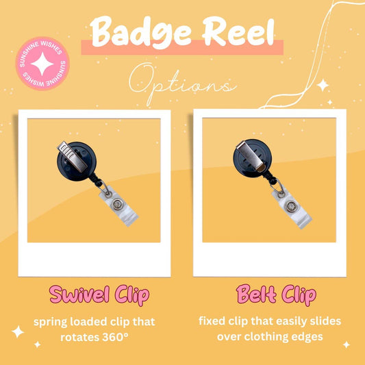 It’s Going Tibia Great Day Badge Reel: Black / Swivel