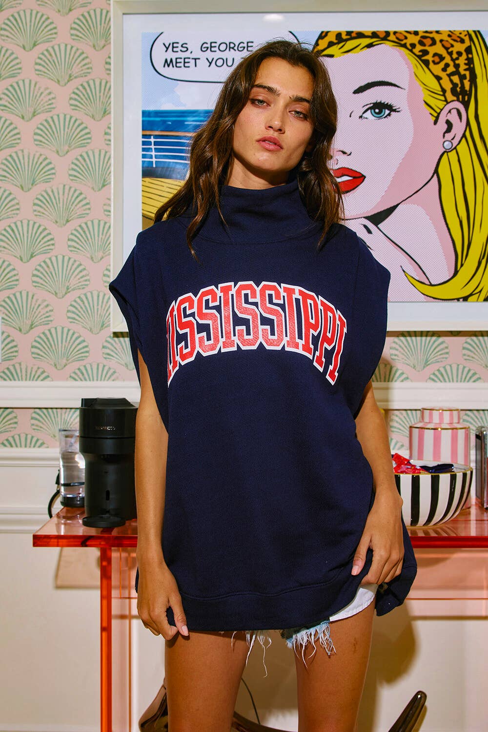Mississippi Oversized Muscle Top