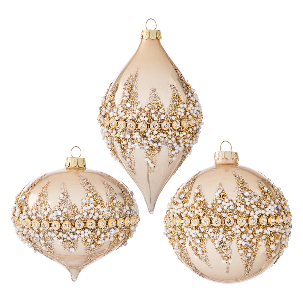 4" Beaded Ornament