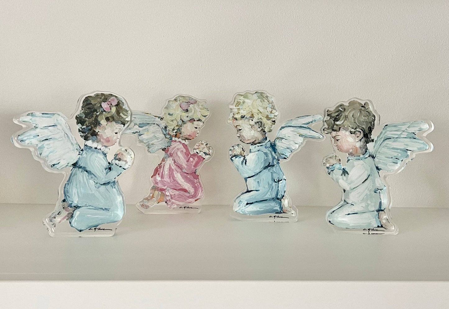"Tiny Wings II" acrylic shelfie: Small