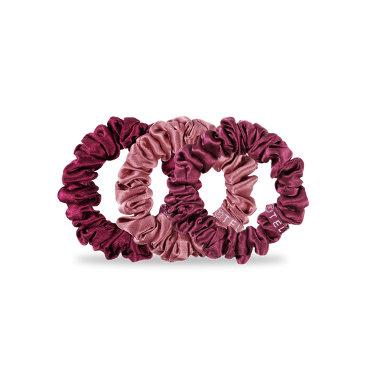 Silk Hair Scrunchie | Burgundy Bliss