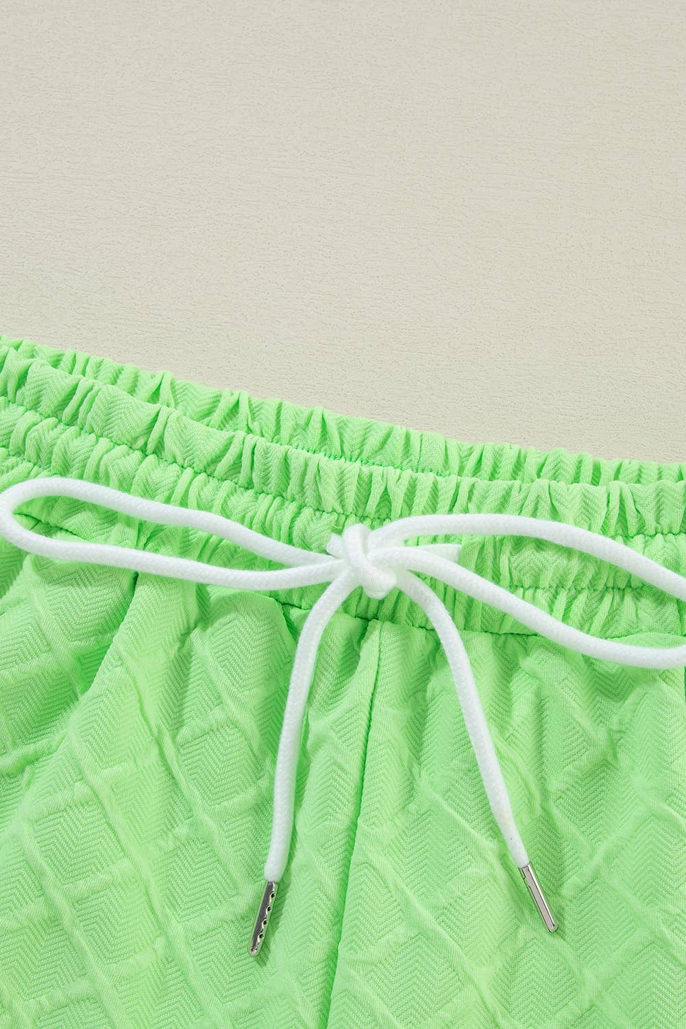 Textured Short Sleeve T Shirt and Shorts Sets | S-XL