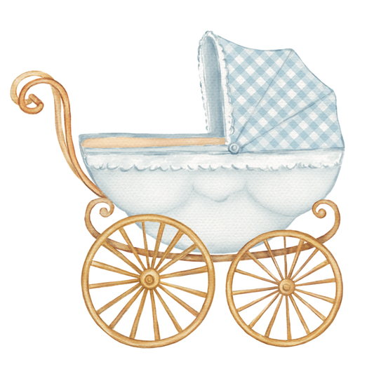 Welcome Baby- Door Hanger: Blue- It's a Boy