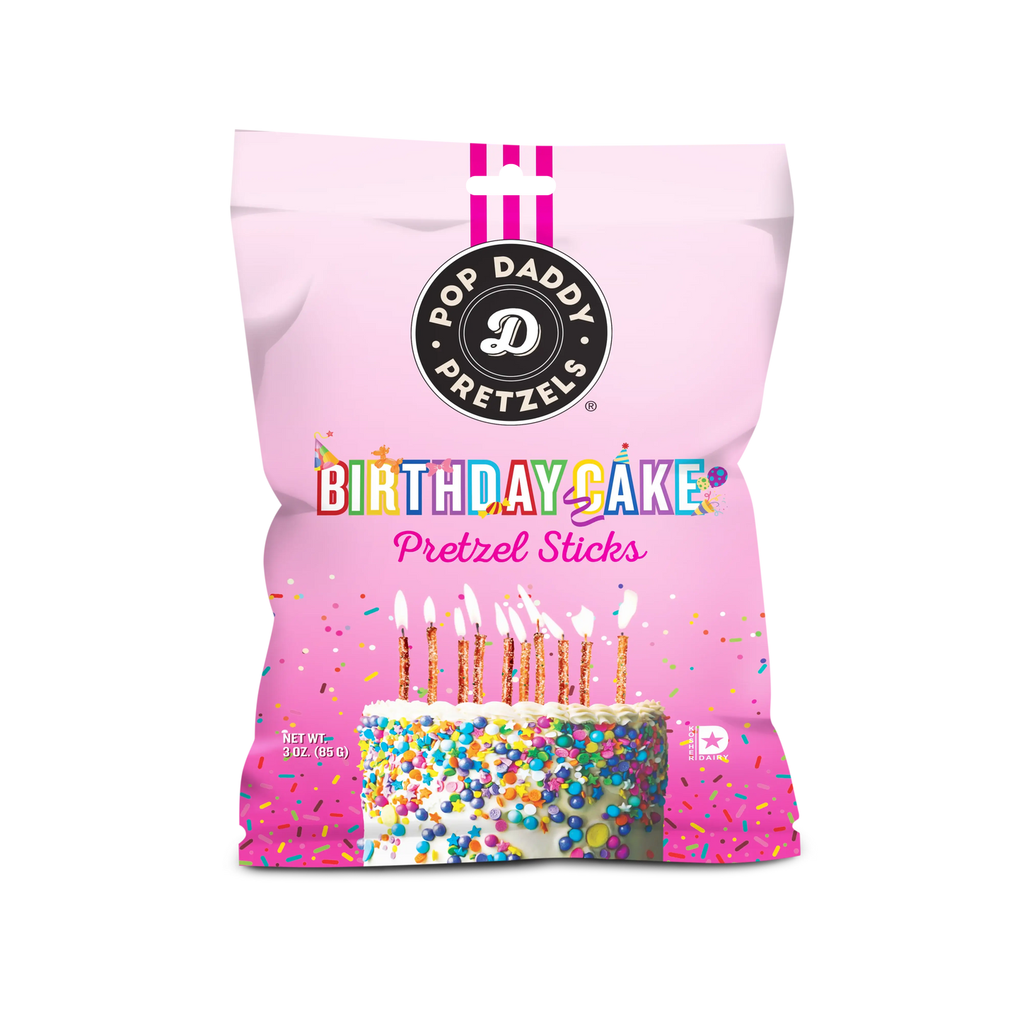 Birthday Cake Seasoned Pretzels (Limited Edition) 3.0 oz