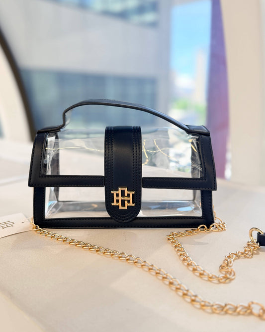 Grace Clear Bag Navy