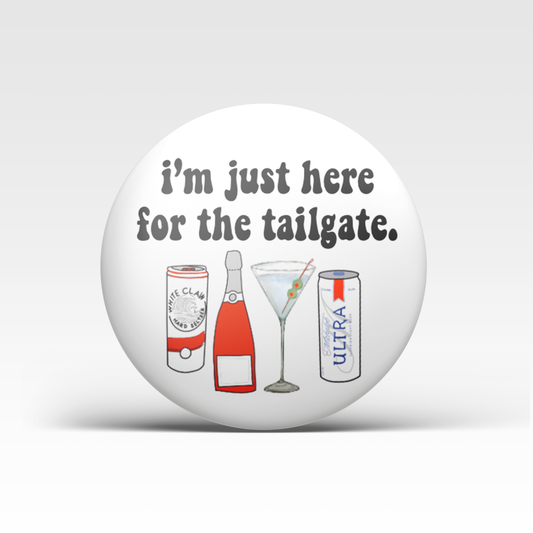 Red Game Day Tailgate: GAME DAY Game Day Pin