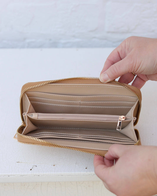 Penelope Wallet Natural Lattice