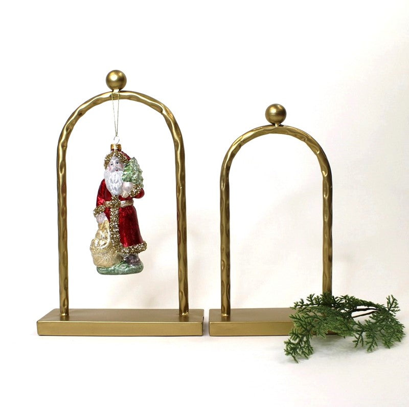 Arched Ornament Display, Gold