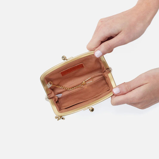 Cheer Frame Pouch - Sand Shimmer
