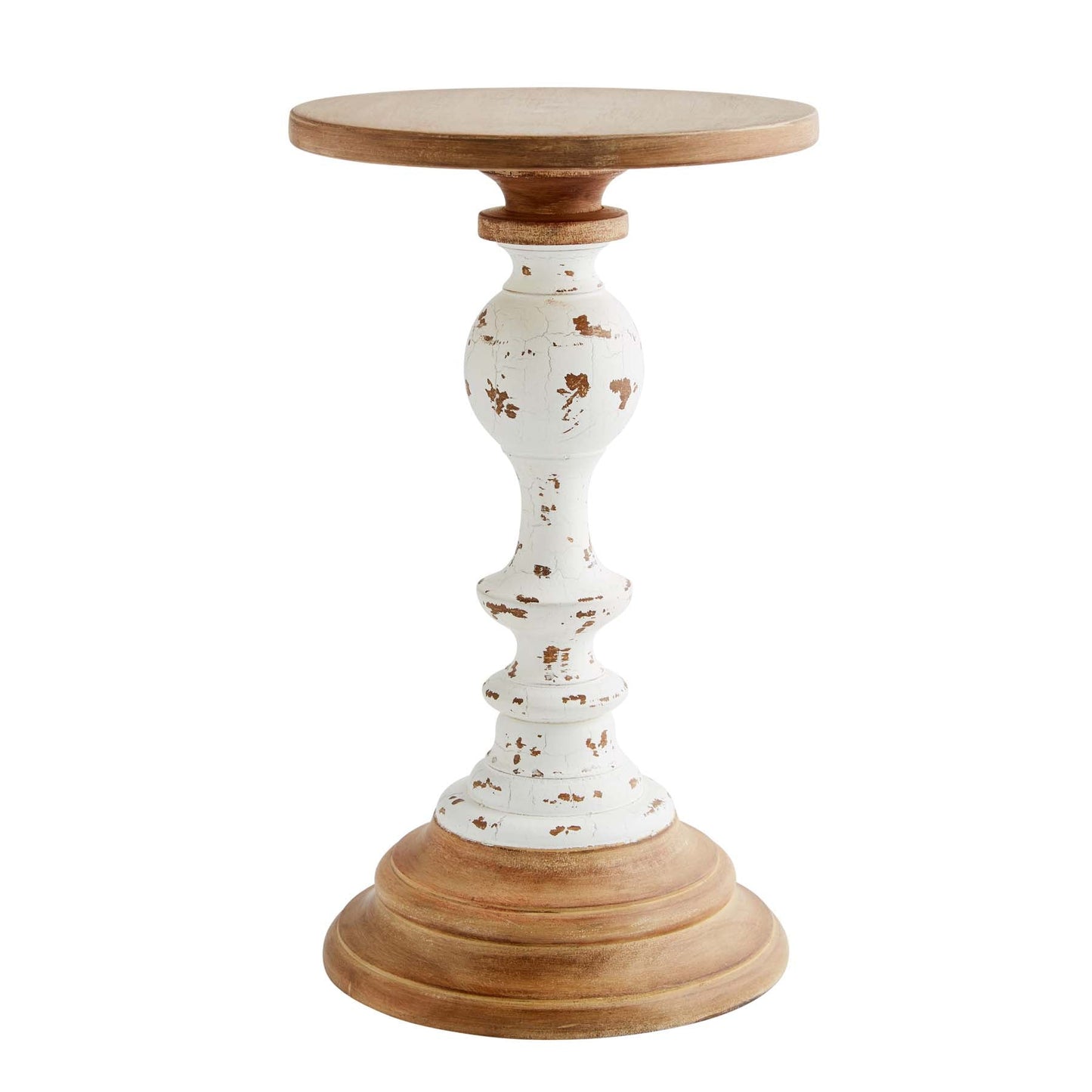 Rustic Wooden Candlesticks