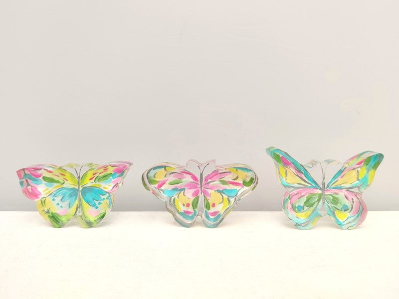 Cutout Acrylic Tabletop Butterfly, 4x.8x2.2-2.8", 3 assorted ©Haley Bush