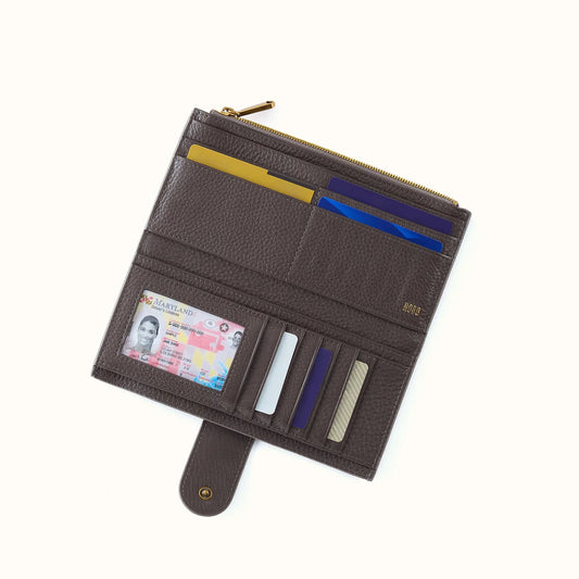 Dunn Continental Wallet | Pebbled Leather | Hearthstone