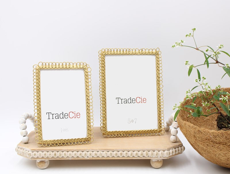 Gold Wire Photo Frame, 4x6