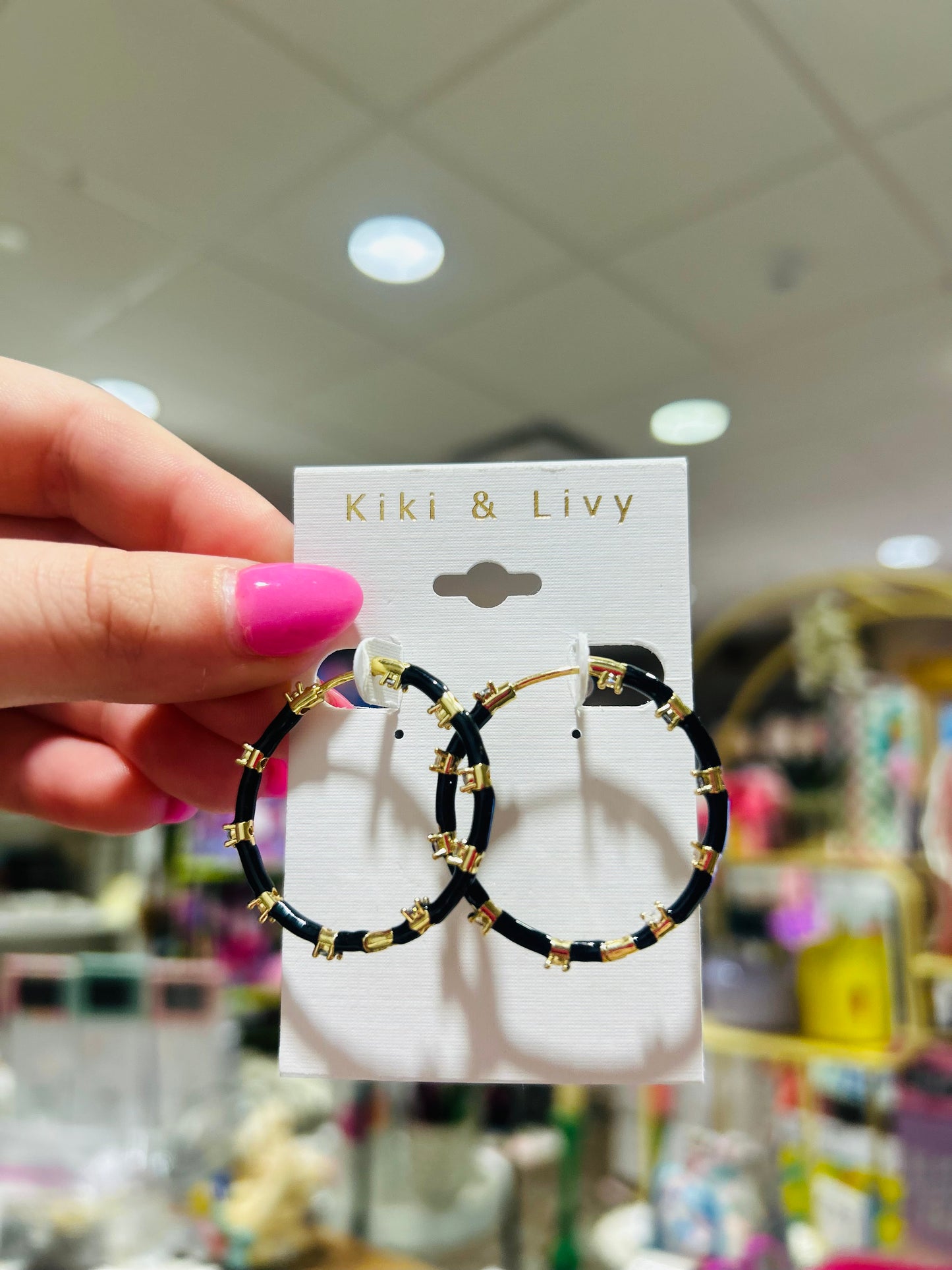 Color Enamel Hoops