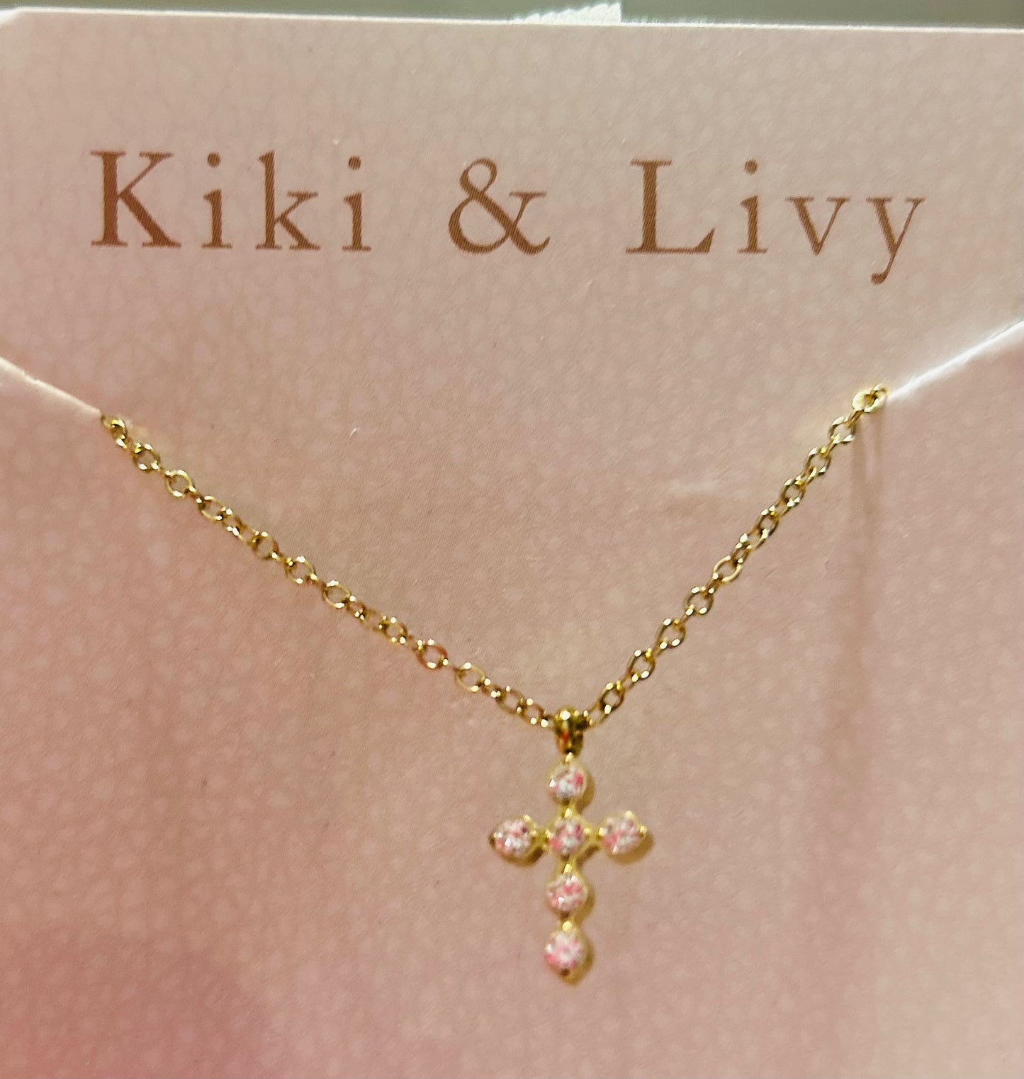 Teeny Cross Necklace