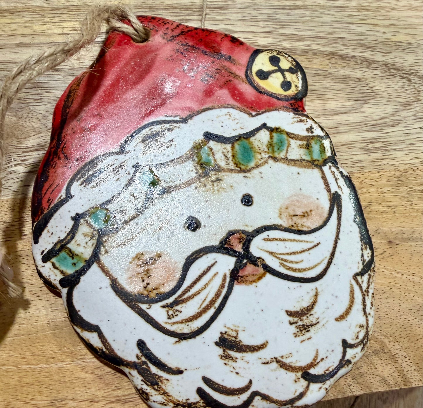 Storybook Santa Ornament