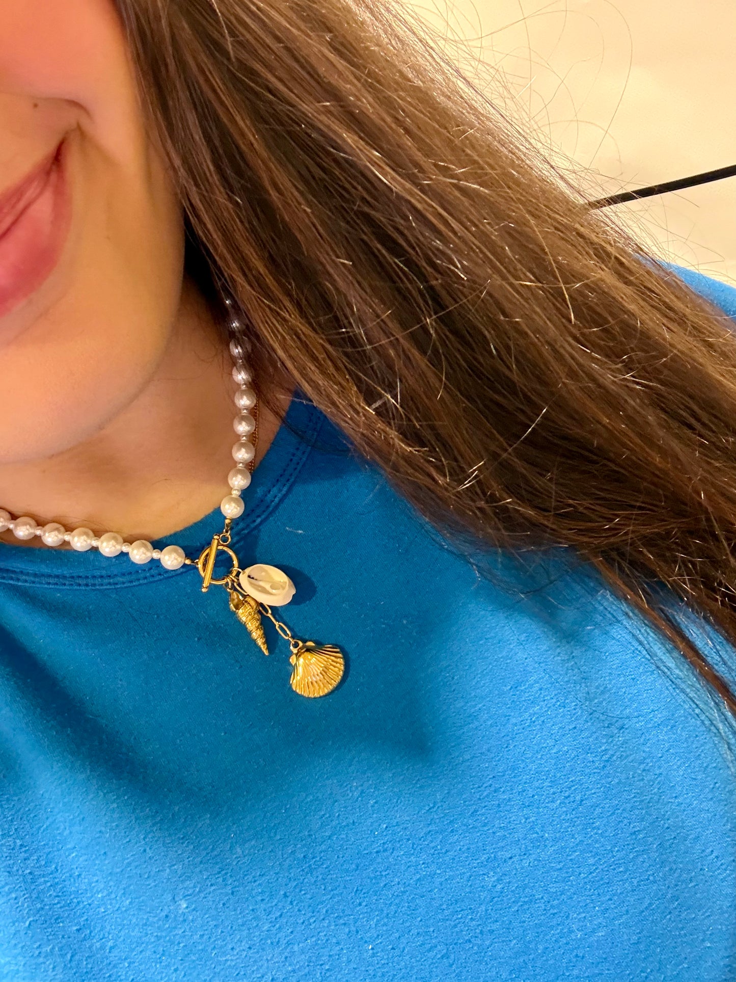 Pearl Seashell Necklace