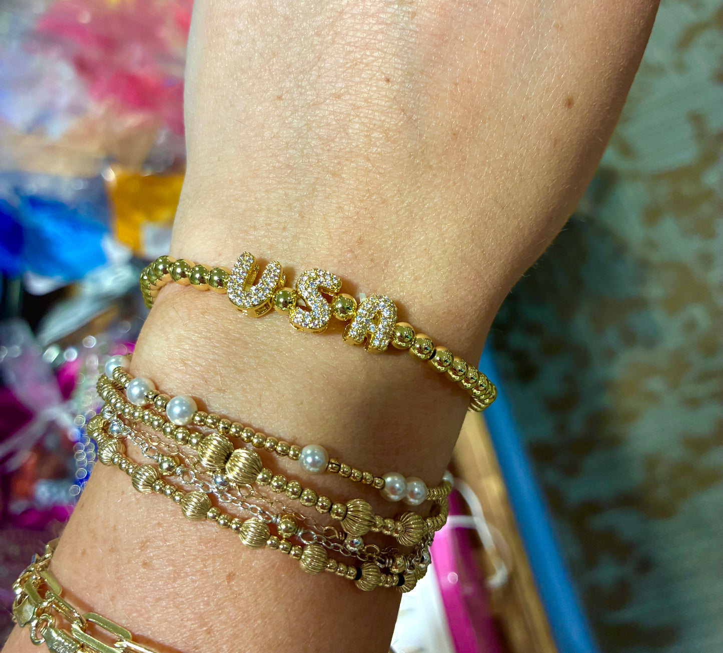 Alex Carol USA beaded bracelet