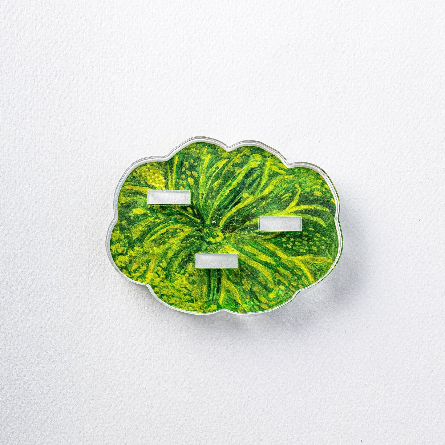 Triple Stand Green Lotus