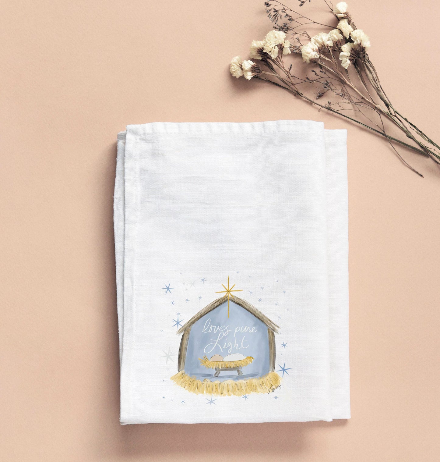 Laura Loves Pure Light Tea Towel