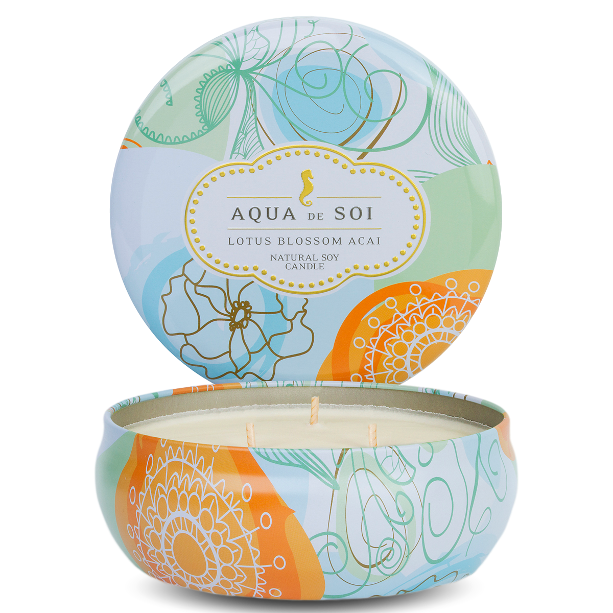 Lotus Blossom Acai 3 Wick Tin