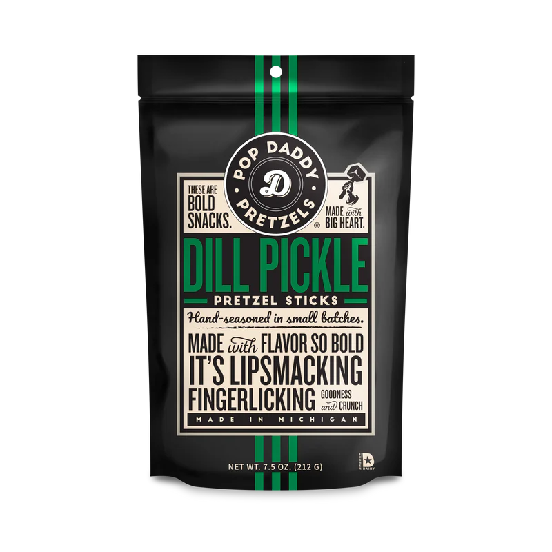 Dill Pickle Seasoned Pretzels