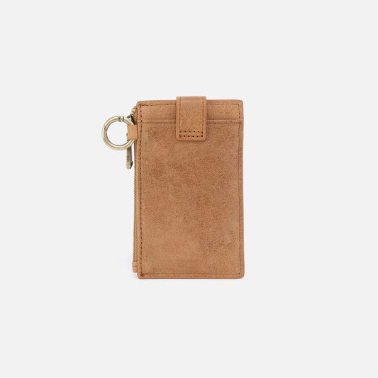 Ring Credit Card Wristlet - Buffed Leather | Whiskey