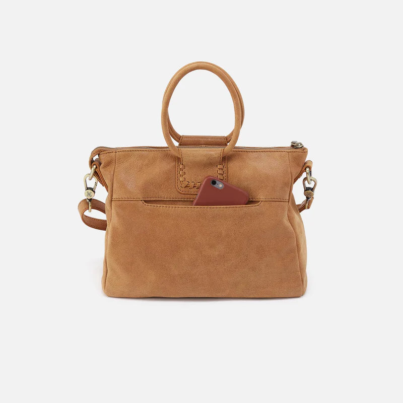 Sheila Medium Satchel - Buffed Leather | Whiskey