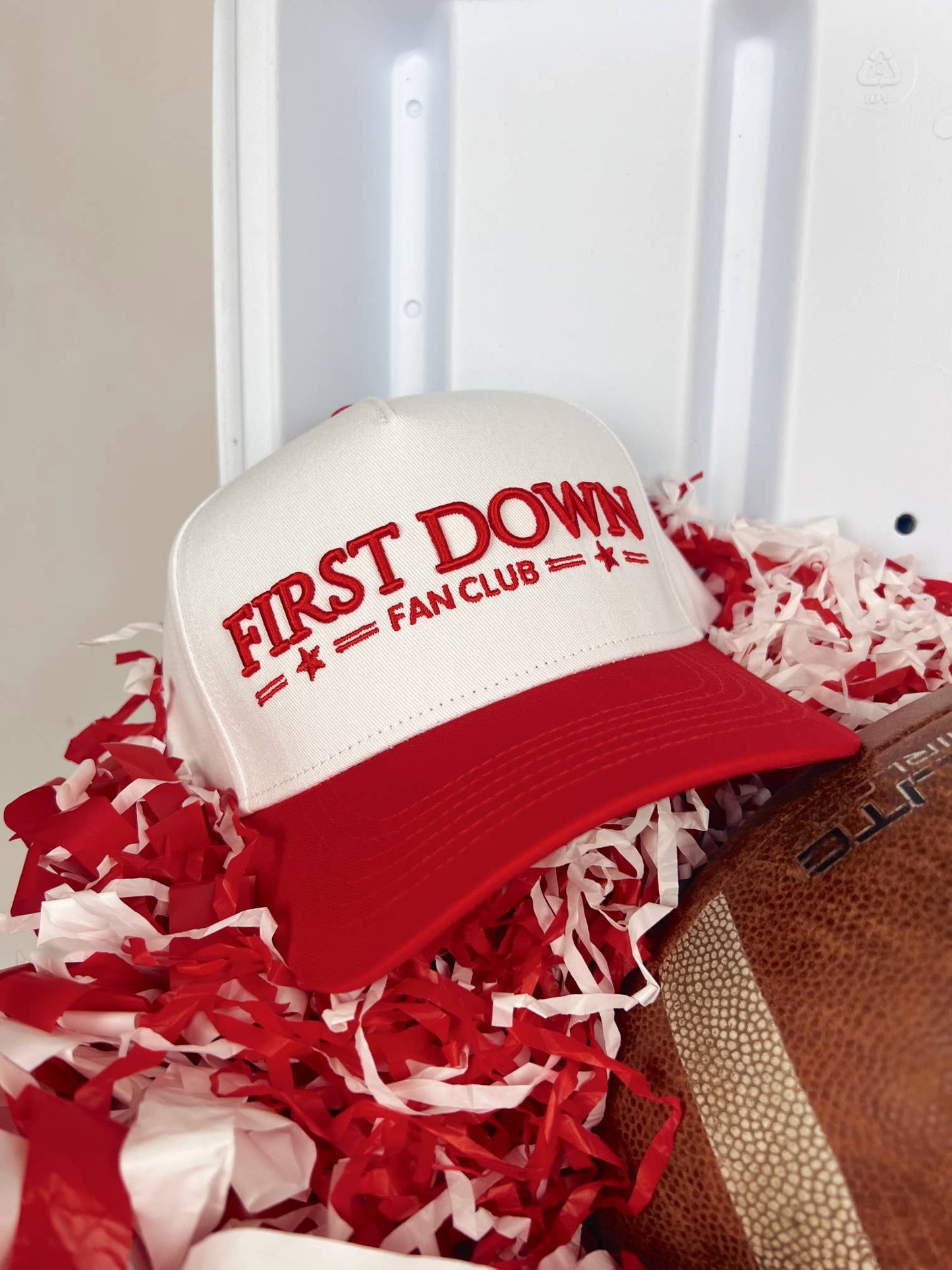 First Down Fan Club Embroidered Hat