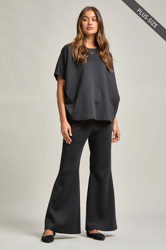 Poncho Set Navy (Curvy)