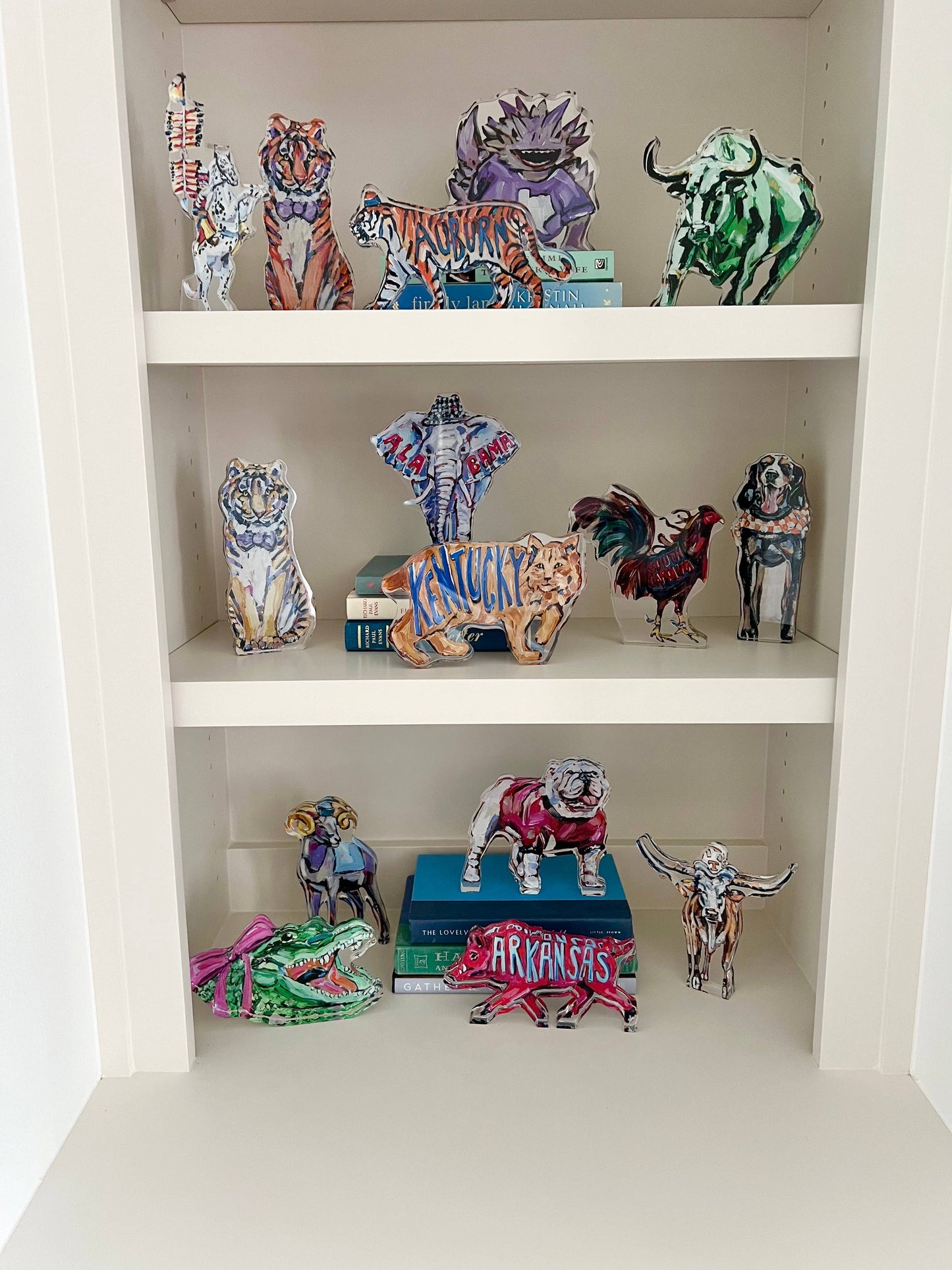 "Al-ephant" acrylic shelfie: Small