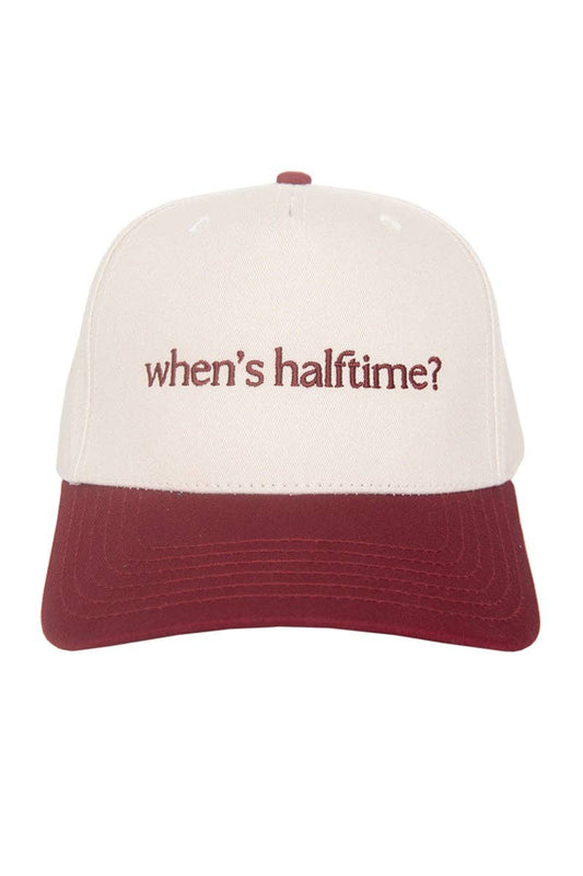 When's Halftime? - Blue and White