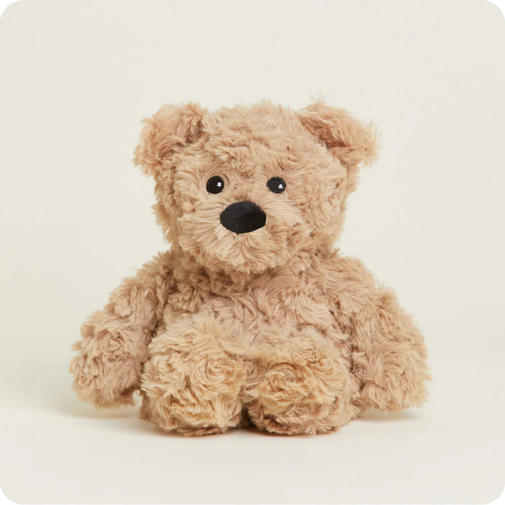 Brown Curly Bear Warmie Junior