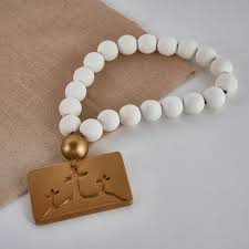 13" Blessing Beads Gold Cross Trio