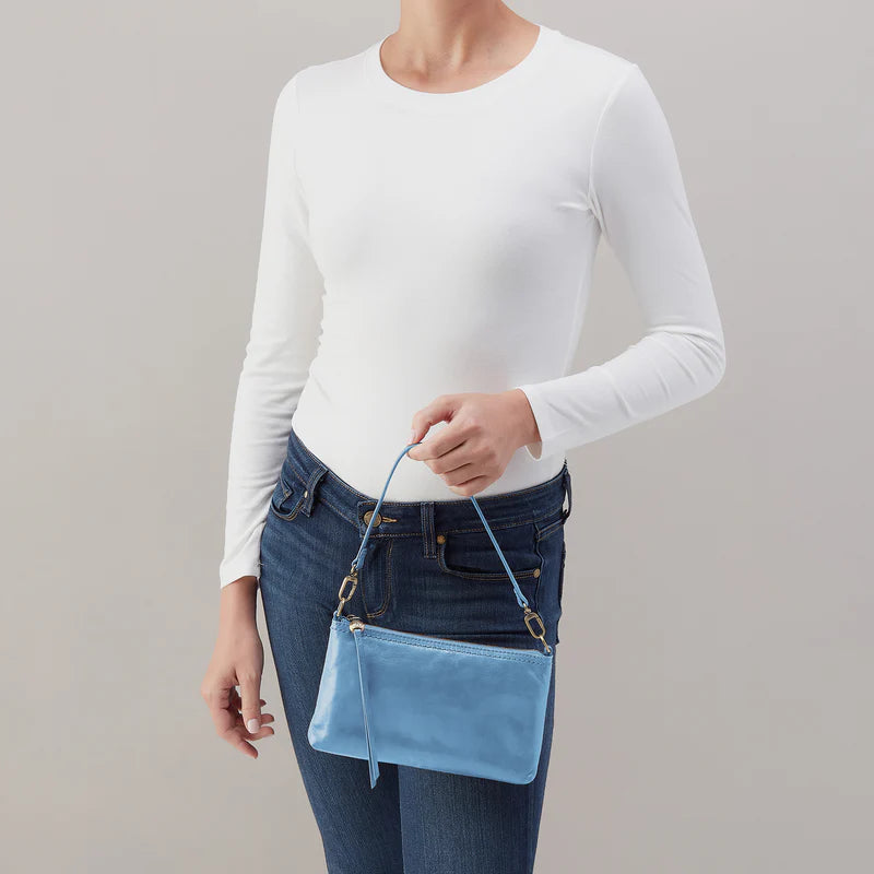 Darcy Crossbody - Polished Leather | Faded Denim