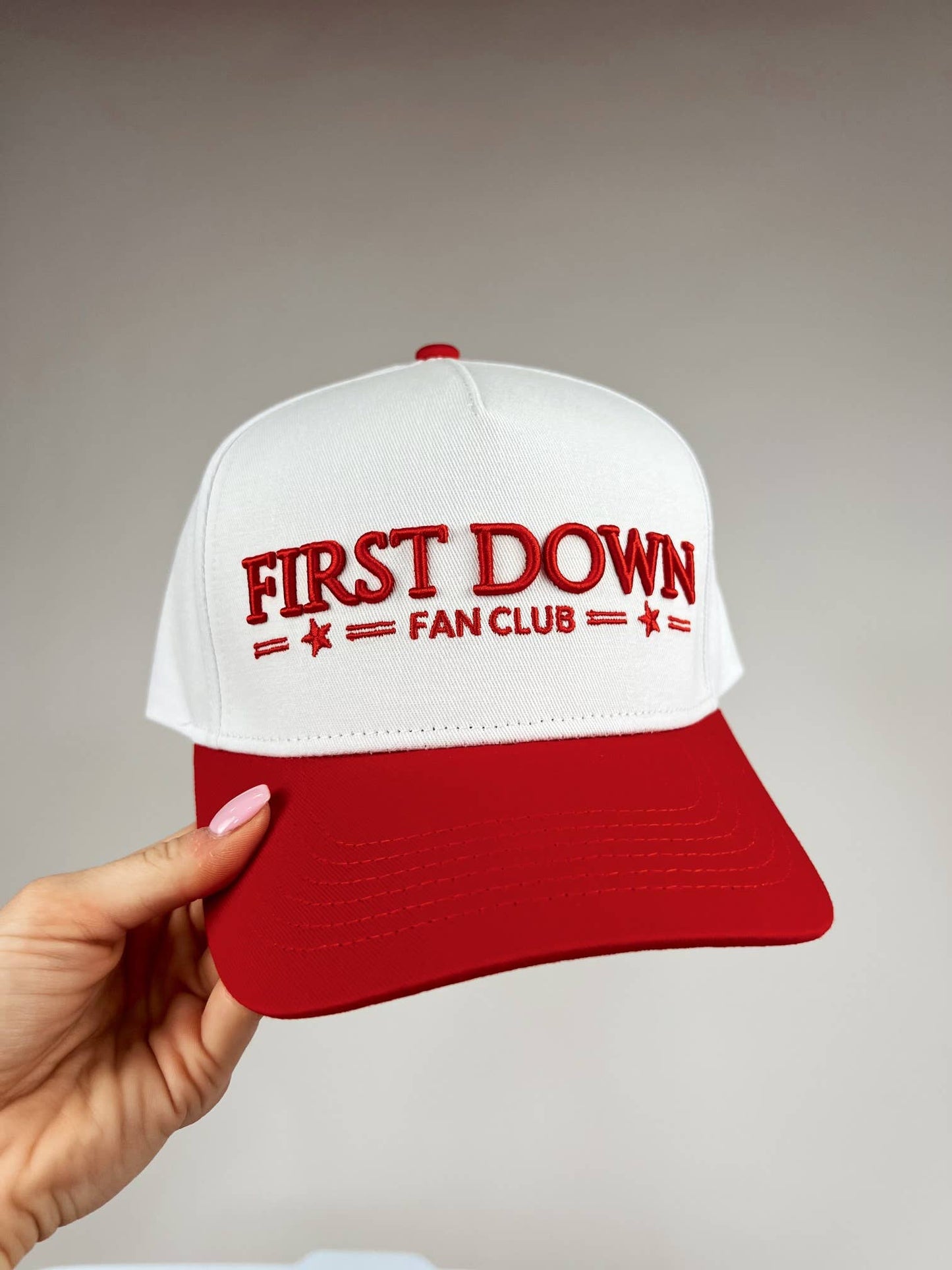 First Down Fan Club Embroidered Hat