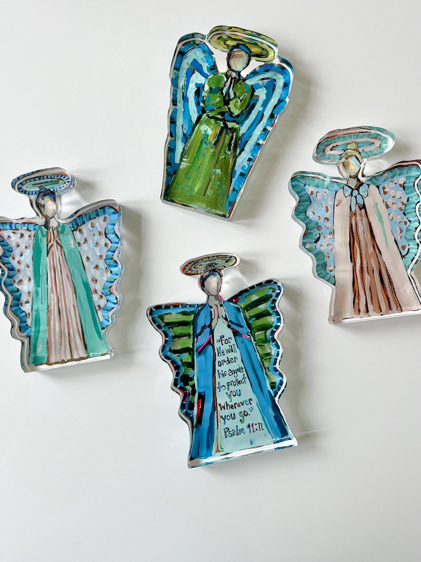 "Heavenly Angel I" acrylic shelfie: Small