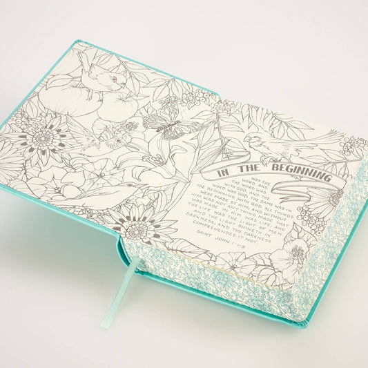 KJV My Creative Bible Faux Leather HC, Teal