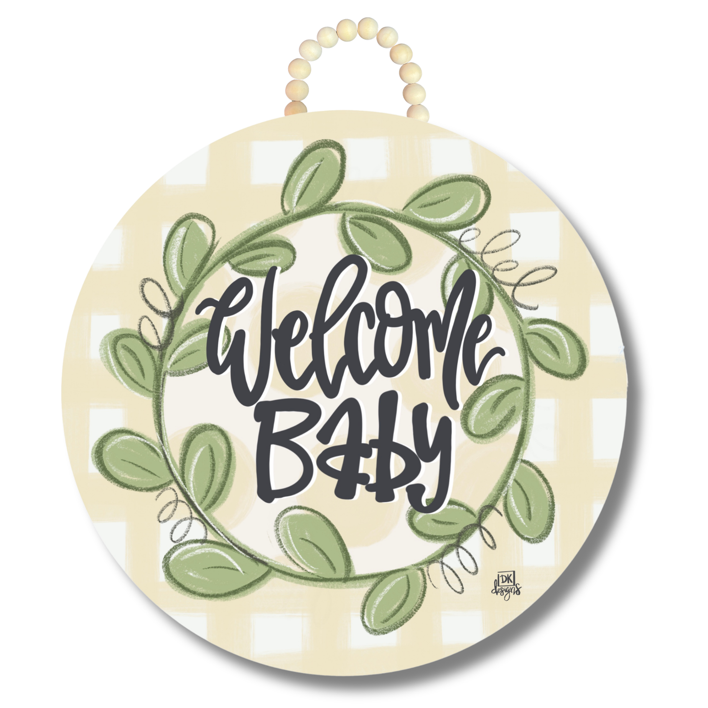 Welcome Baby Door Hanger