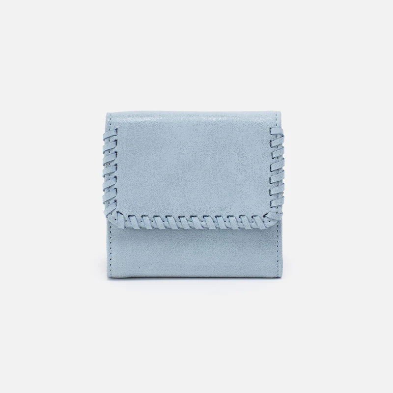 Foray Small Wallet in Buffed Leather - Sky