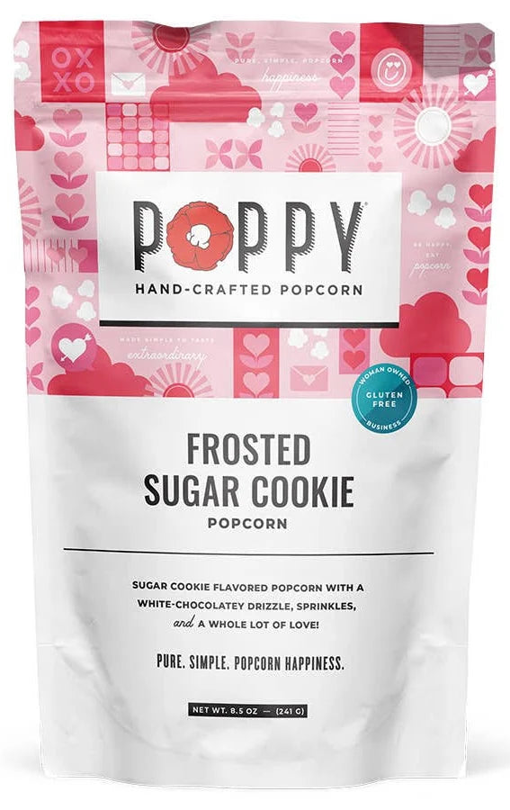 Frosted Sugar Cookie Popcorn