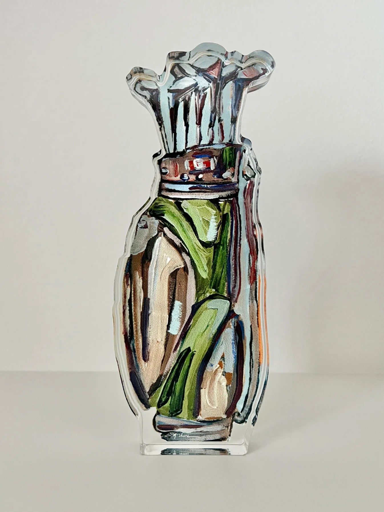 "Golf Clubs" Acrylic Block