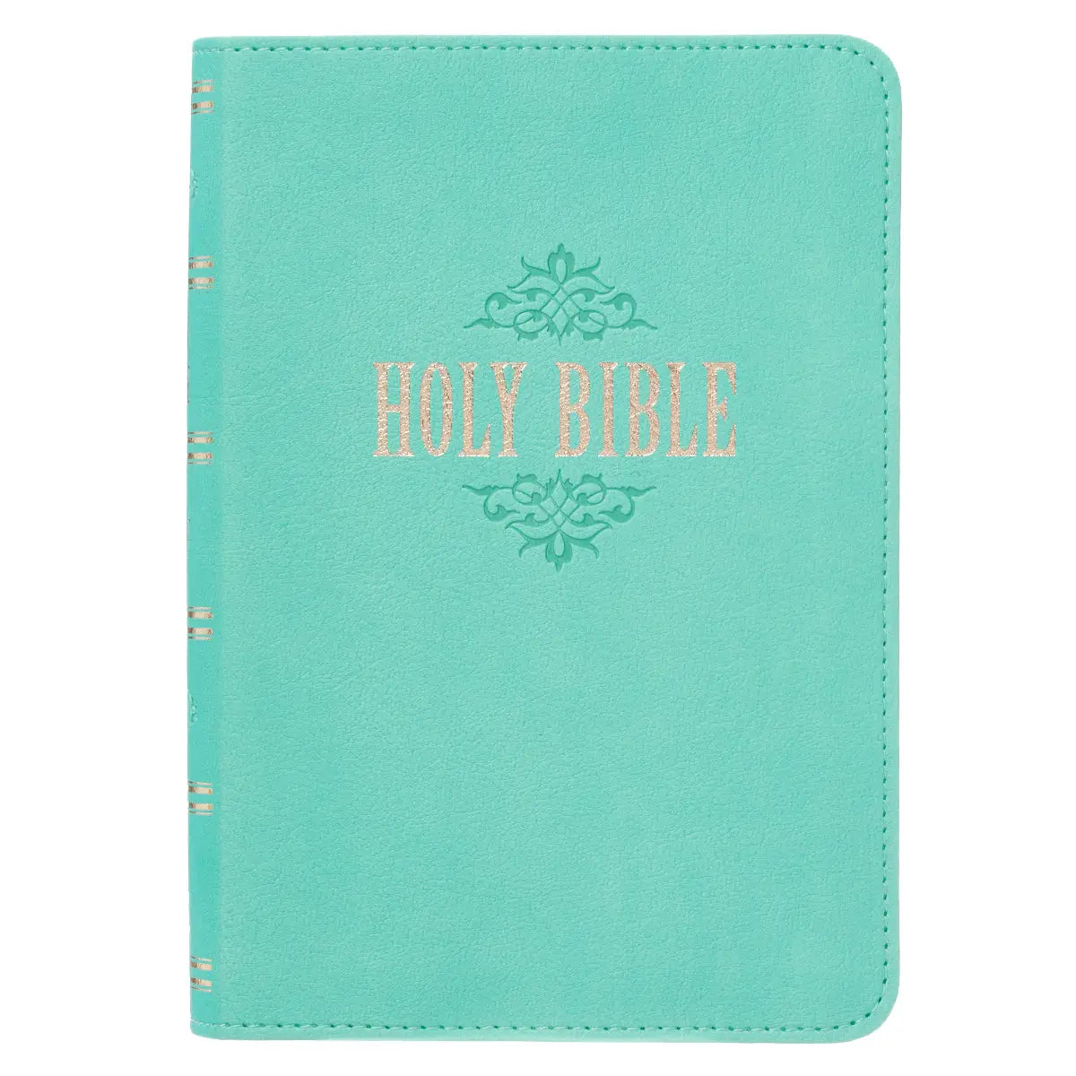 KJV Bible Compact LP Faux Leather, Robin's-egg Blue