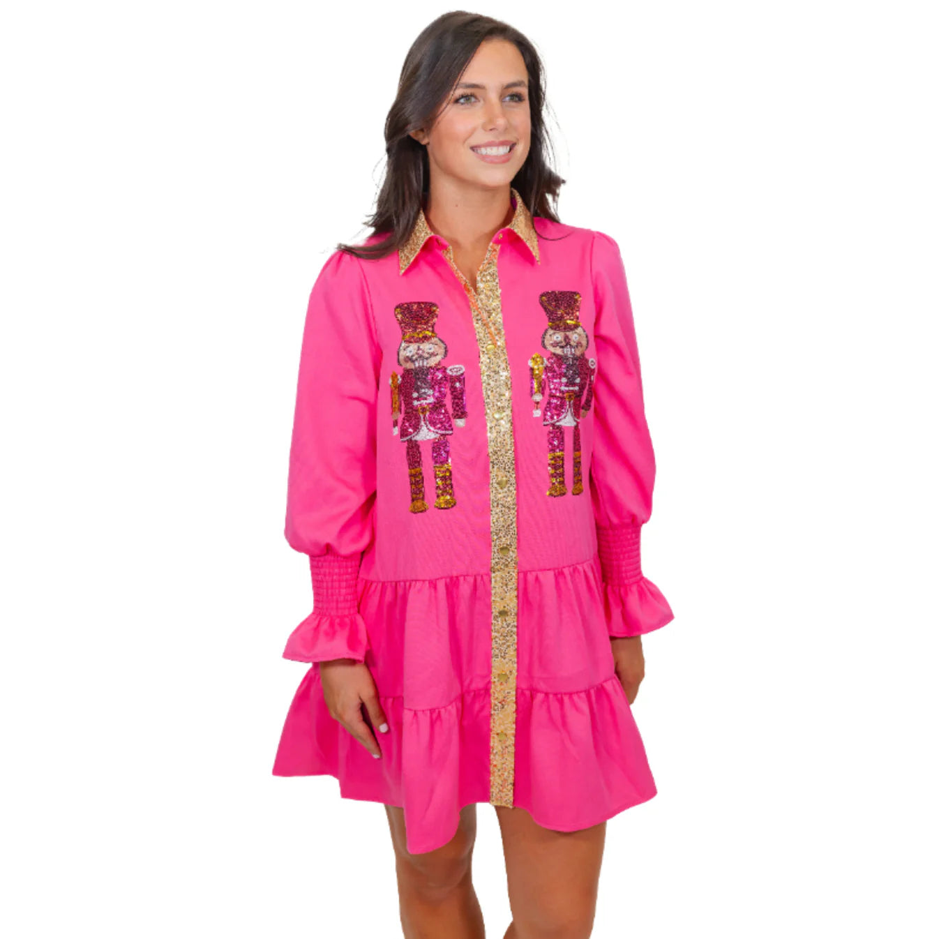 Nutcracker Button Down Dress